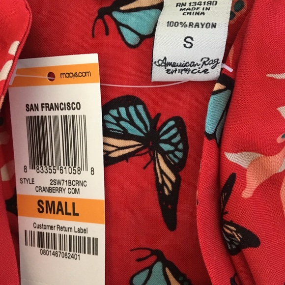 NWT Retro Butterfly Dress - Picture 4 of 4